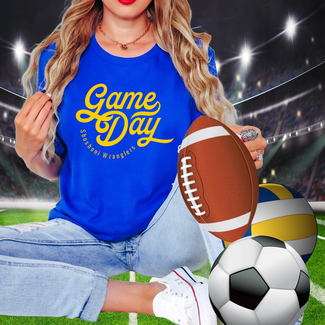 Game Day ~ Bella Tee~ (pick your School Colors & Mascot) - My Wyo Designs