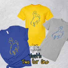 Shoshoni Wranglers ~YOUTH~ Tee TWO for ONE!
