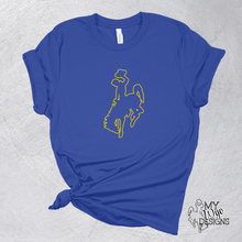 Shoshoni Wranglers Outline Tee