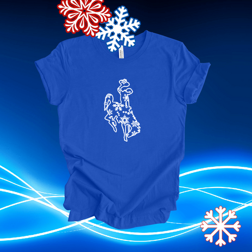 Snowflakes & Steamboat~ Royal Bella Tee