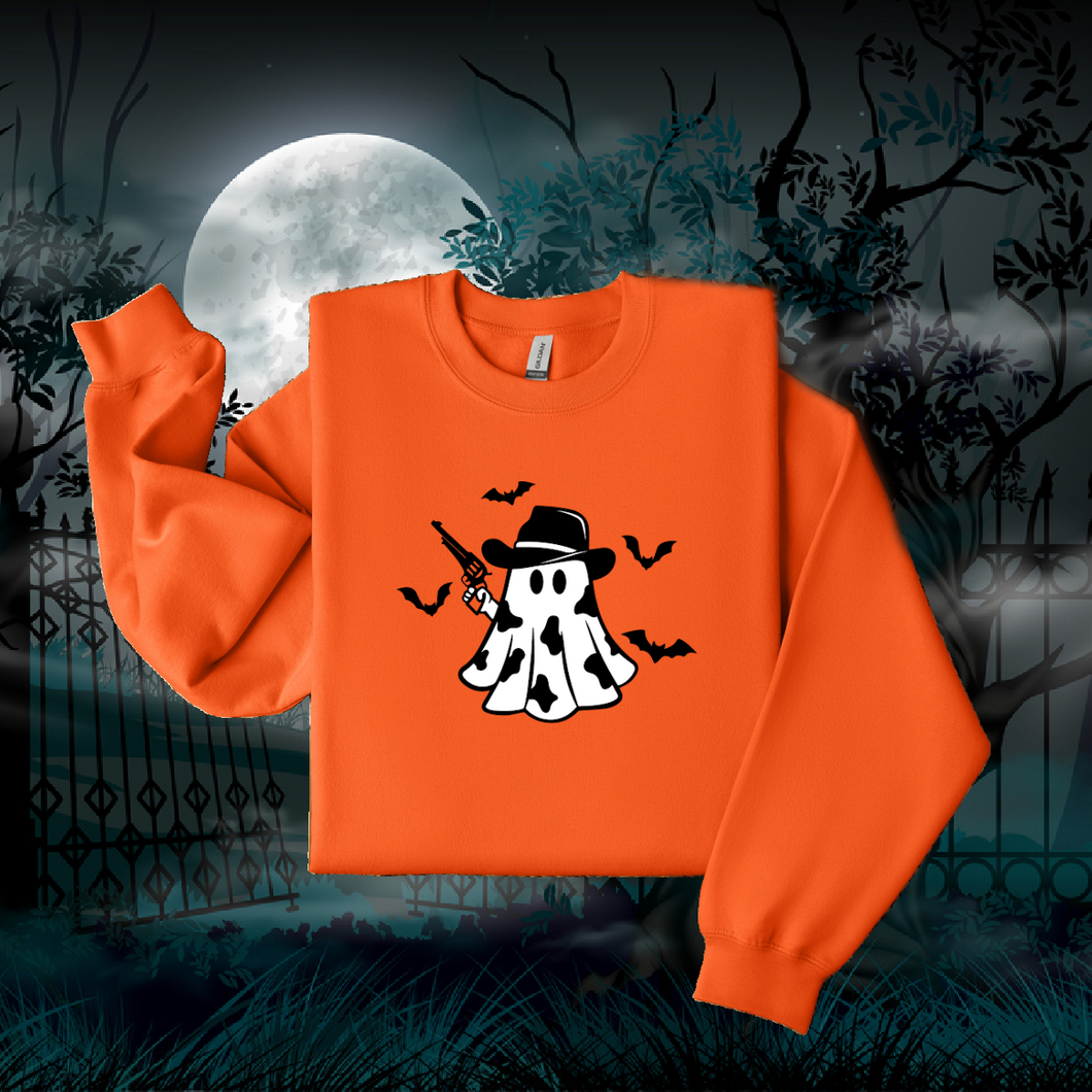 Western Ghost Spooky ~ Gildan Sweatshirt