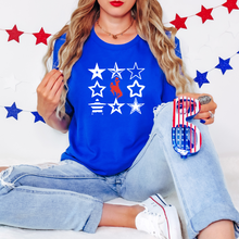 Tic Tac Stars & Steamboat~ Royal Bella Tee - My Wyo Designs