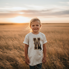 YOUTH~ W ~ Leopard Natural Tee - My Wyo Designs