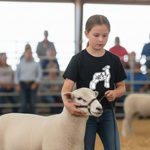 Floral ~ SHOW LAMB ~ TODDLER & YOUTH ~ Aqua - My Wyo Designs