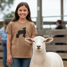 YOUTH~ Glitter Show Animal ~ Leopard Tee (choose your animal) - My Wyo Designs