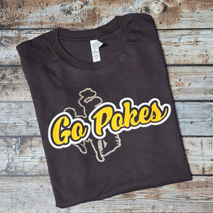 Go Pokes! ~ Steamboat ~ Bella Brown Tee