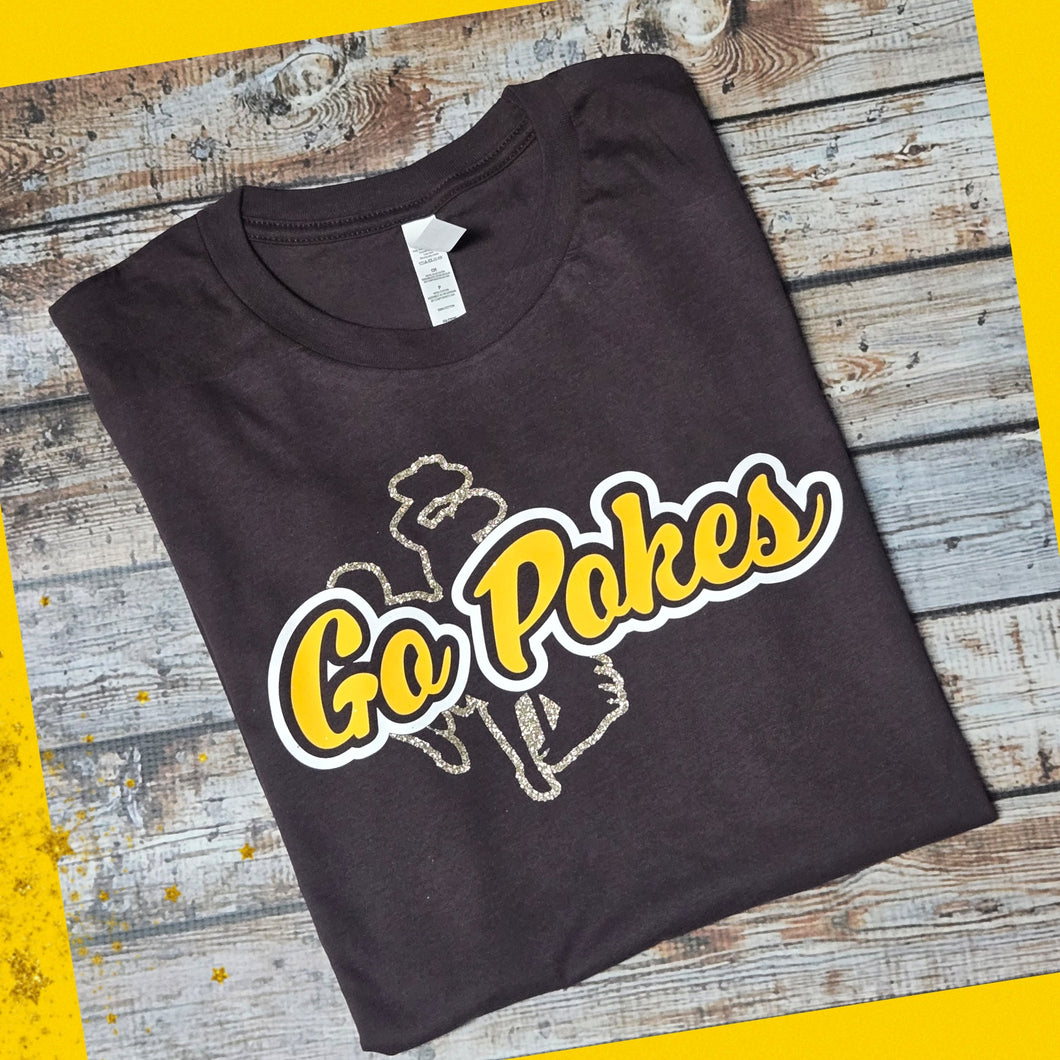 Go Pokes! ~ Steamboat ~ Bella Brown Tee