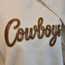 Cowboys~ Sequins~  Nat Fleece Tunic LIMITED!