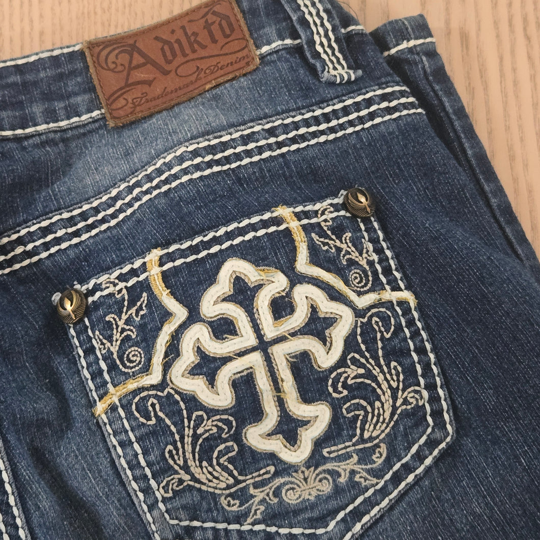 Adiktd Denim Capris ~ Size 4