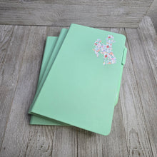 Big Bucking Horse Note Pad w/pen ~ Mint & Spring Floral - My Wyo Designs