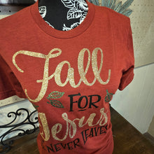 Fall For Jesus ~ Heather Rust Bella Tee - My Wyo Designs