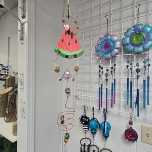 Watermelon & Wire twist Wind Chimes by Evergreen - My Wyo Designs