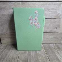 Big Bucking Horse Note Pad w/pen ~ Mint & Spring Floral - My Wyo Designs