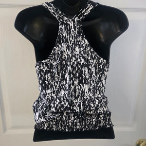 Black & White Print Tank ~ size M