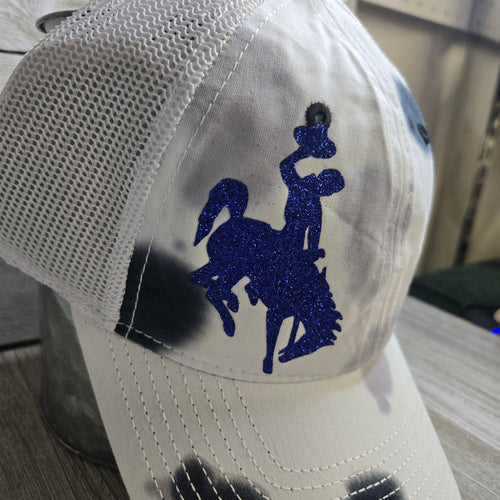 Summer Brights ~Bucking horse & Rider®️The Game Cap ~ Royal Glitter