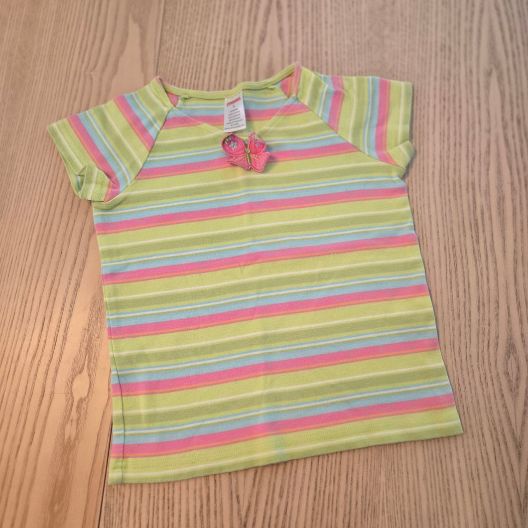 Gymboree Butterfly Stripes Tee Size 6