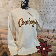 Cowboys~ Sequins~  Nat Fleece Tunic LIMITED!