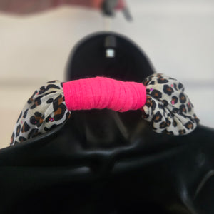 Girls Layered accent scarf~ Cheetah & Pink