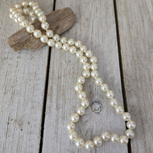 Soft White Glass Pearl necklace - My Wyo Designs