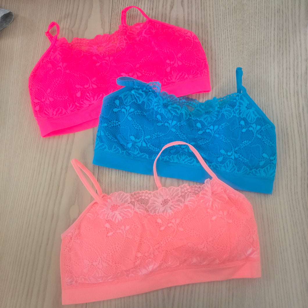 No Boundries Lace Stretch Cami's ~ Set/3 size M