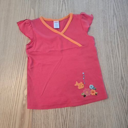 Gymboree Fish & Bubbles Coral Top size 6 - My Wyo Designs