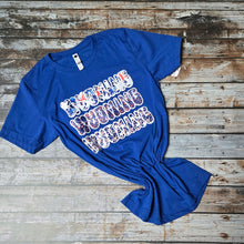Patchwork WYOMING ~ Royal Bella Tee