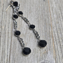 Jet & Hematite Crystal Dangle - My Wyo Designs