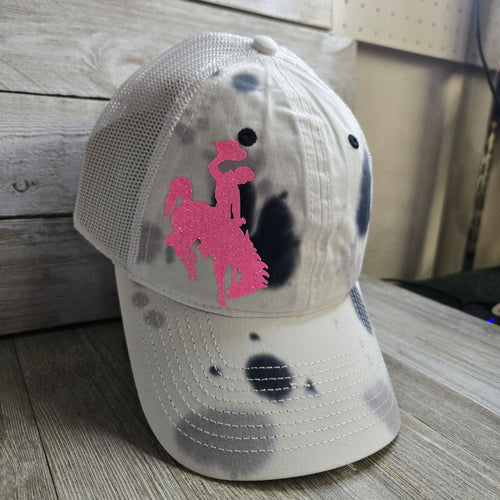 Summer Brights ~Bucking horse & Rider®️The Game Cap ~ Neon Pink