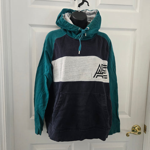American Eagle Tri-tone Hoodie ~ Size M