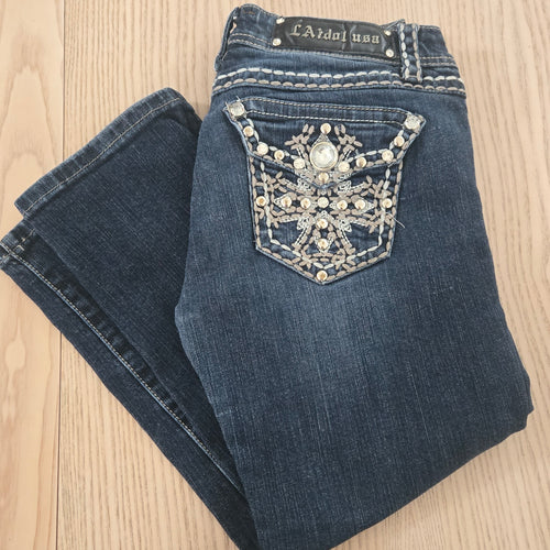 LA Idol USA denim capris ~ Junior size 3
