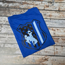 Back the Blue~ Royal Bella Unisex Tee - My Wyo Designs