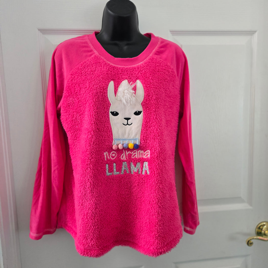 No Drama Llama sherpa fleece top ~ Size 4-6 - My Wyo Designs