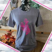 Buckin for a Cure~ Grey Bella Tee