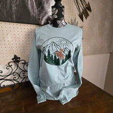 Mountains of Wyo ~ Bella Long Sleeve Tee