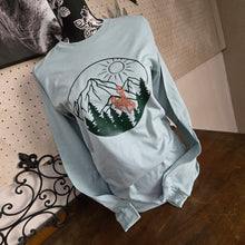 Mountains of Wyo ~ Bella Long Sleeve Tee