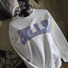 BILLS ~Spangles ~ White Gildan Sweatshirt