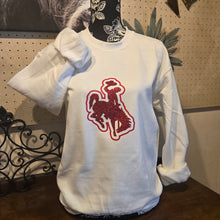 Radiating Red Sparkle Bucking Horse ~  Gildan Sweatshirt