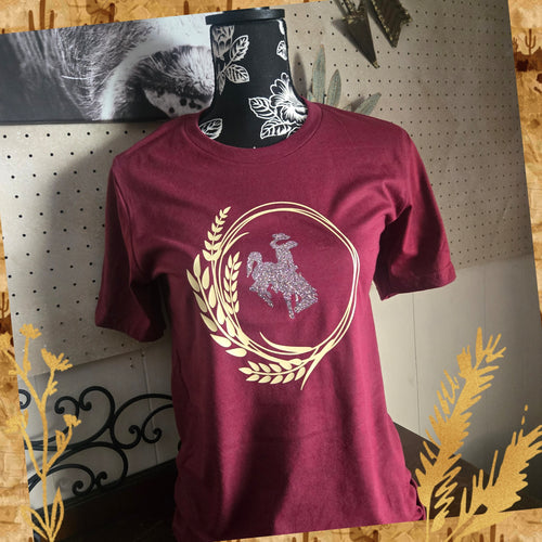 Wheat Fields & Steamboat ~ Cardinal Bella Tee