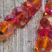 Ombre' Orange Cut Glass Earrings - My Wyo Designs