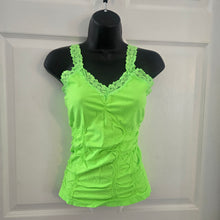 Neon Lime Rouched Cami by Mopas ~Ladies one size~ NEW