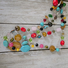 Boho Stone Collage Layering Necklace - My Wyo Designs