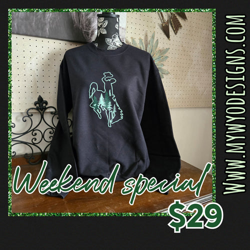 Deep in the Woods ~ Black Gildan Sweatshirt