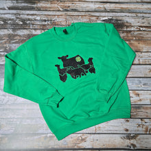 4H Fair Animals ~ Green Gildan Sweatshirt - My Wyo Designs