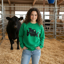 4H Fair Animals ~ Green Gildan Sweatshirt - My Wyo Designs