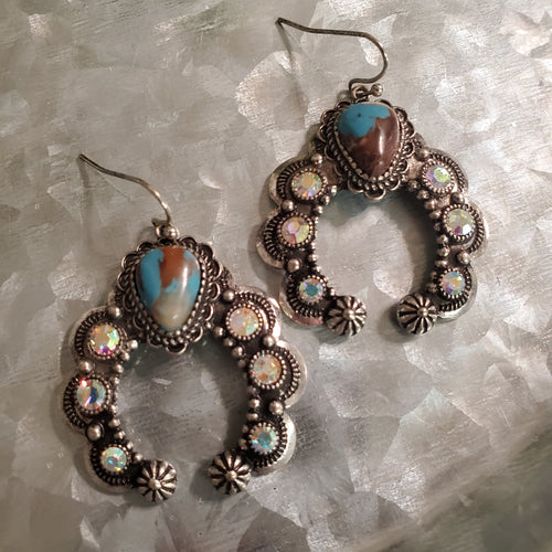 Navajo Naja Stone Earrings - My Wyo Designs