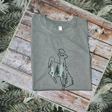 Deep in the Woods ~ Heather Basil ~LAT Relaxed ladies Tee