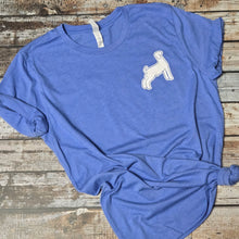 FAIR TIME~ Goat ~ Heather Columbia Blue Bella Tee