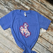Stars & Stripes Steamboat~ Bella Heather Royal Tee