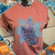 Aztec "Steamboat" Bella Tee ~ Heather Clay