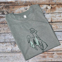 Deep in the Woods ~ Heather Basil ~LAT Relaxed ladies Tee